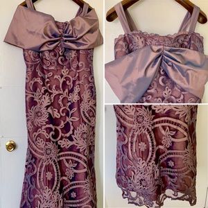 Jovani purple lace dress size 20
